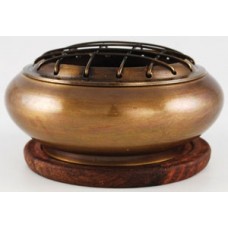 Brass Screen incense burner with Coaster