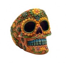 Orange Skull ashtray