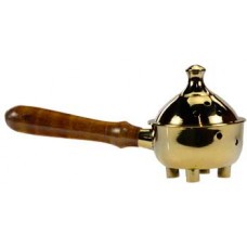 Wood Handled Brass burner 7