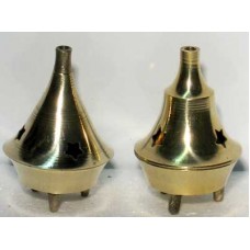Brass cone incense burner 2 1/4
