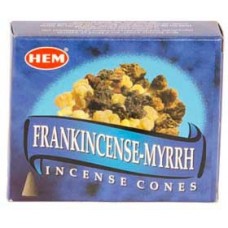 Frankincense & Myrrh HEM cone 10 pack