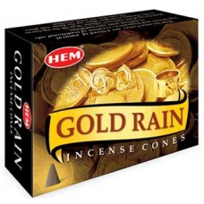 Gold Rain HEM cone 10 pack