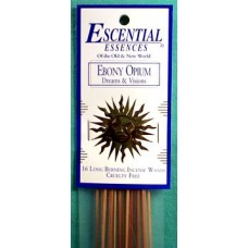 Ebony Opium escential essences incense sticks 16 pack