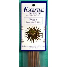 Energy essential escences incense sticks 16 pack