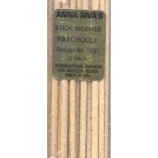 Patchouli anna riva incense stick 22 pack