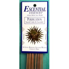 Purification escential essences incense sticks 16 pack