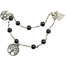 Hematite anklet