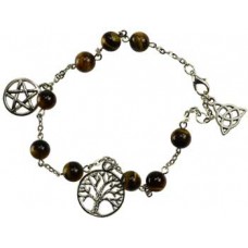 Tigers Eye anklet