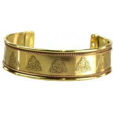 Triquetra Copper and Brass bracelet