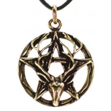 Pentagram Stag bronze