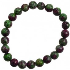 8mm Ruby Zoisite bracelet