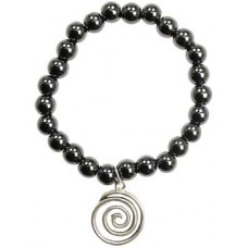 Hematite Gratitude Spiral silver