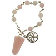 Rose Quartz pendulum bracelet