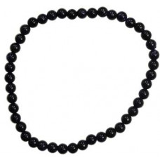 4mm Blue Goldstone stretch bracelet