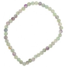 4mm Flourite stretch bracelet