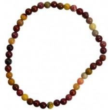 4mm Mookaite Jasper stretch bracelet