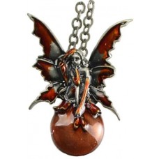 Scarlet Bubble Rider necklace