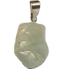 Aquamarine tumbled pendant