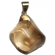 Citrine Natural tumbled pendant