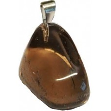 Smoky Quartz tumbled pendant