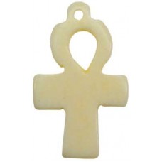 Bone Ankh pendant