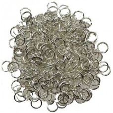 Jump rings, silver plated 1oz