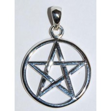 Interwoven Pentagram silver