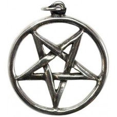 Pentagram Inverted pewter