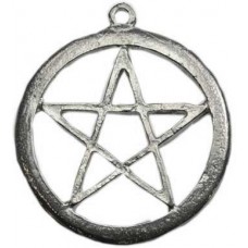 Pewter Pentagram pendant