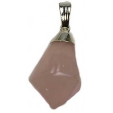 Rose Quartz polished pendant