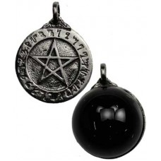 Theban Pentagram with Scrying Disk
