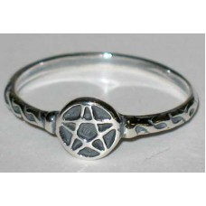 Pentagram ring size 9 sterling