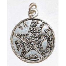 Tetragrammaton pendant pewter