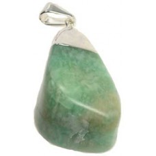 Amazonite tumbled pendant