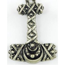 Wrapped Thors Hammer necklace