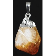 Untumbled Citrine pendant