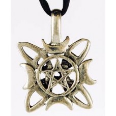 Witches Knot Pentagram pendant