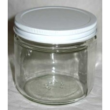 Clear Glass Jar 16 oz