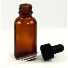 Amber Bottle with Dropper 1 oz