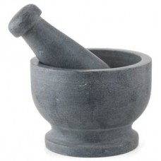 Grey Soapstone Mortar & Pestle Set