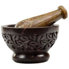 Flower mortar & pestle set