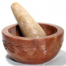 Celtic Soapstone mortar & pestle set