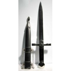 Black Handled Medieval athame