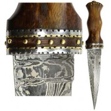 Rosewood Damascus athame