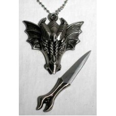 Dragon Head Necklace athame