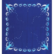 Goddess altar cloth or scarve blue 36