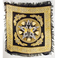 Pentagram Goddess altar cloth 18