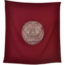 Burgundy Ritual altar cloth 36