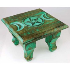 Antiqued Triple Moon altar table 6