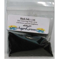 1 oz Black Salt Packet